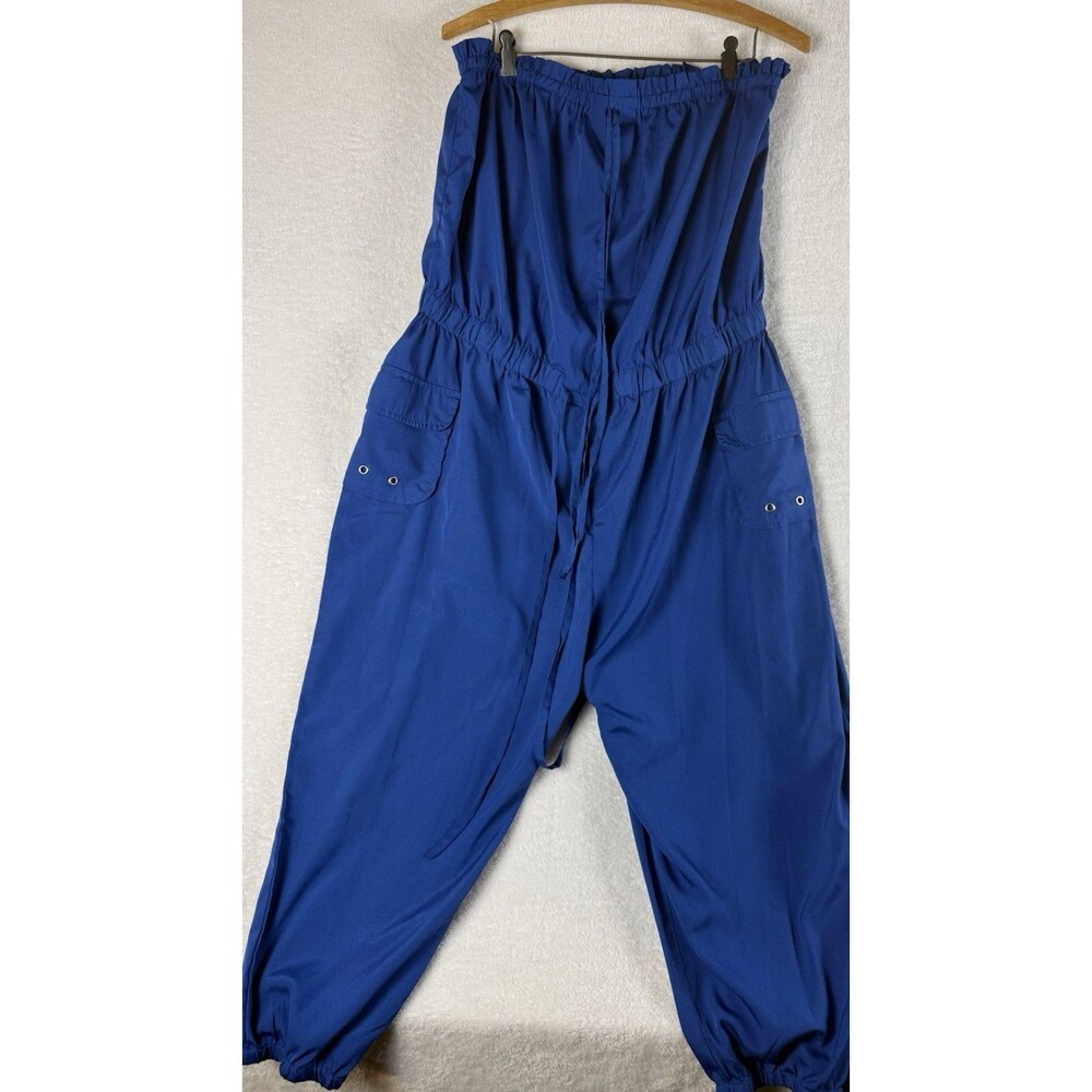 Thread Story Blue Sleeveless Cropped Jumper - Light Weight - size 1X